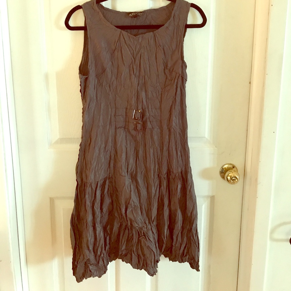 Grey jumper/mini dress. Never worn. Medium